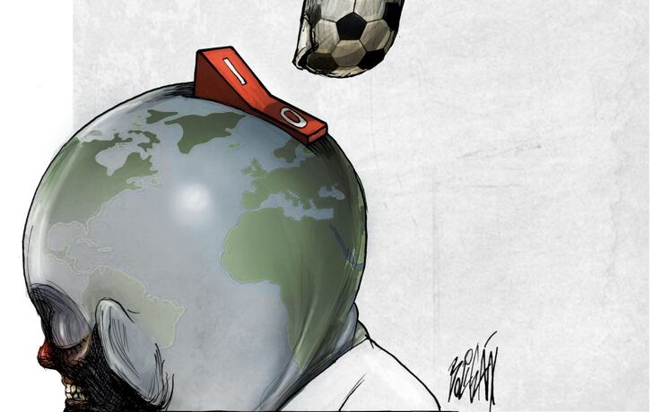 Cartón de BOLIGÁN: Próximo apagón mundial