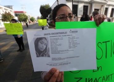 Exigen frente a la Fiscalía de Edomex la aparición con vida de Monserrat Itzel Valdés Peralta